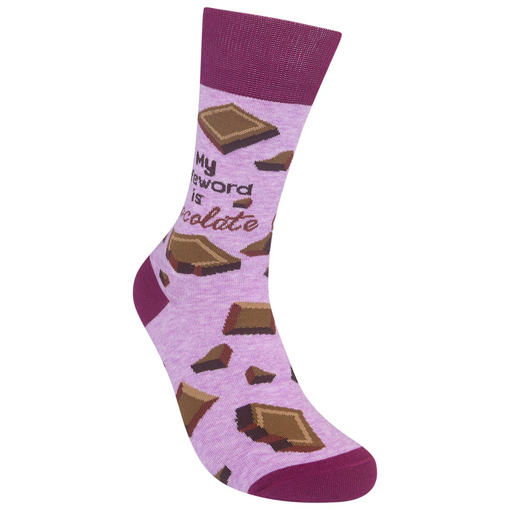 My Safeword Is Chocolate Socks - Closeout | Funatic - HER Home Design Boutique